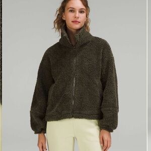 Lululemon Cinchable Fleece Zip in size 10